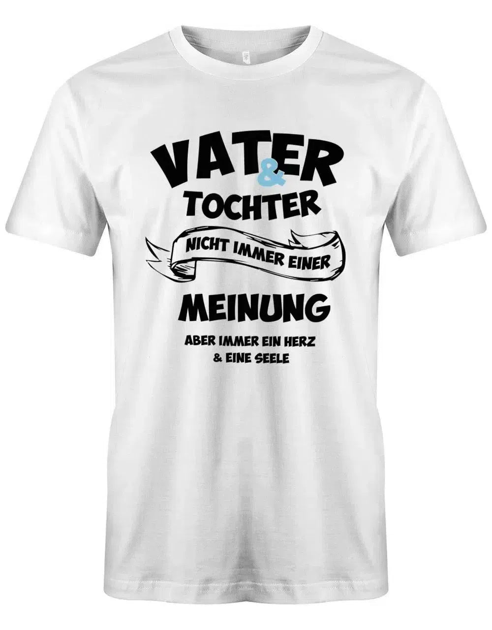 Padre e hija no siempre de la misma opinión camiseta padre