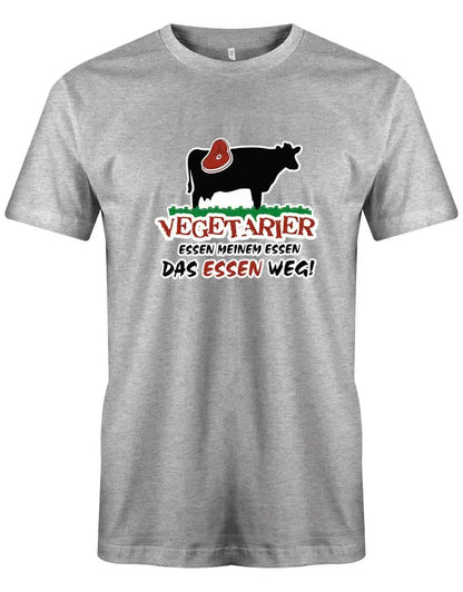 Vegetarier essen meinem Essen das Essen weg - Lustige Sprüche - Herren T-Shirt