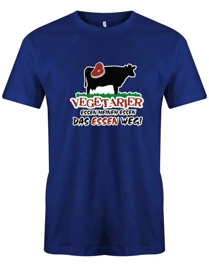 Vegetarier essen meinem Essen das Essen weg - Lustige Sprüche - Herren T-Shirt