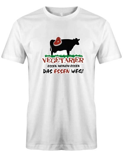 Vegetarier essen meinem Essen das Essen weg - Lustige Sprüche - Herren T-Shirt