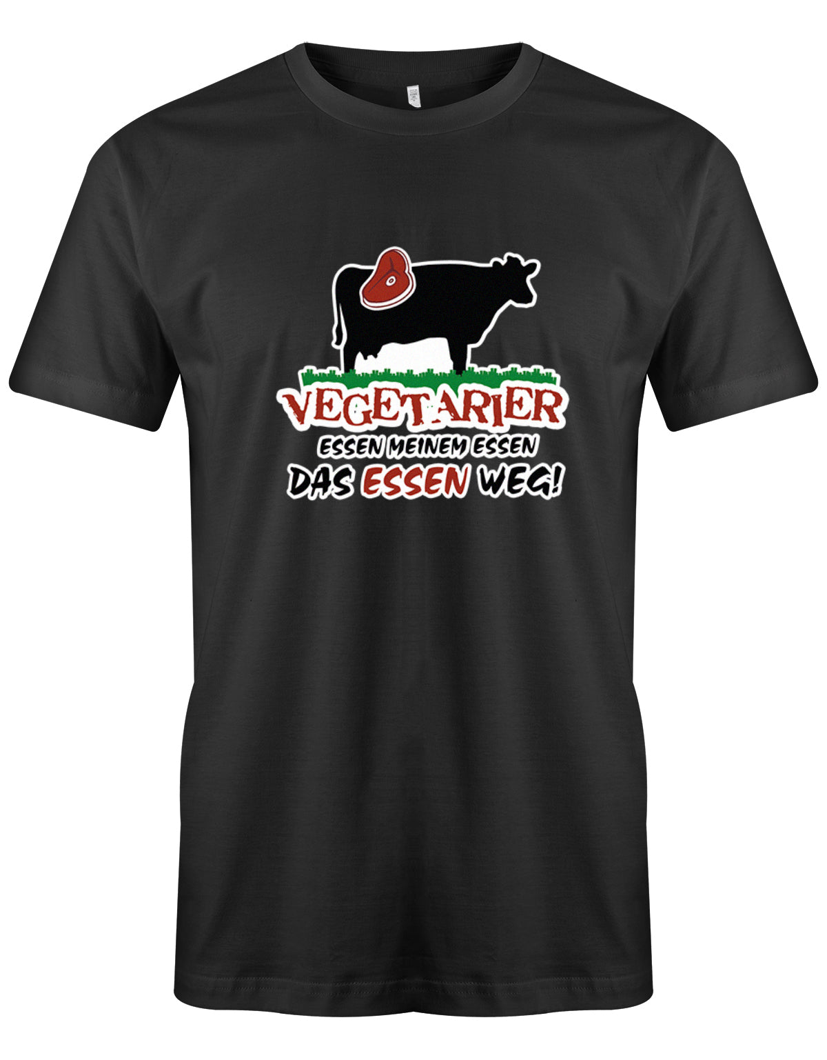 Vegetarier essen meinem Essen das Essen weg - Lustige Sprüche - Herren T-Shirt