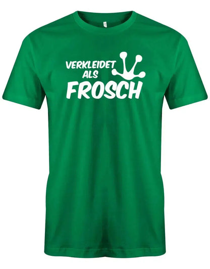 Verkleidet als Frosch - Karneval - Herren T-Shirt