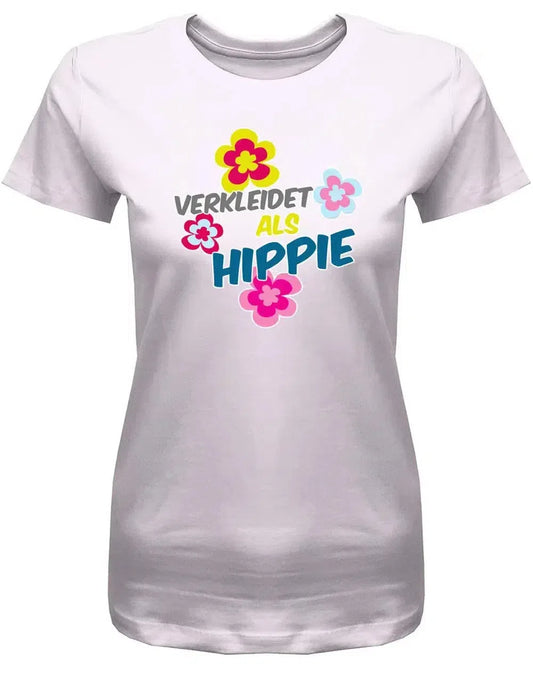 Verkleidet als Hippie - Damen T-Shirt Kostüm