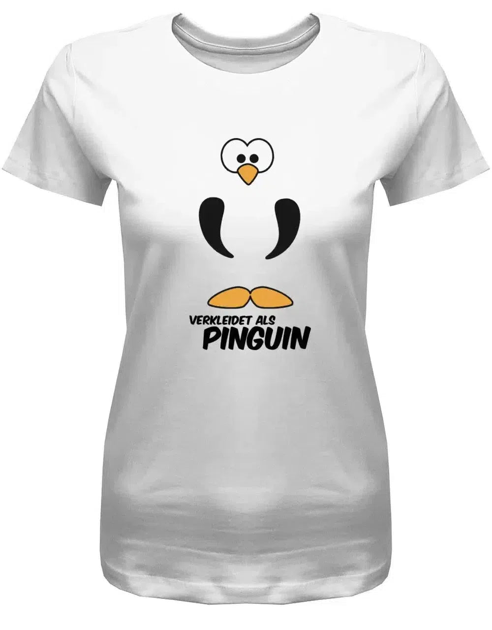 Verkleidet als Pinguin - Damen T-Shirt Kostüm