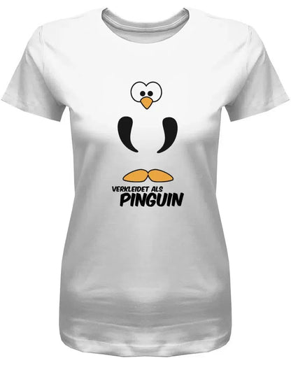 Verkleidet als Pinguin - Damen T-Shirt Kostüm