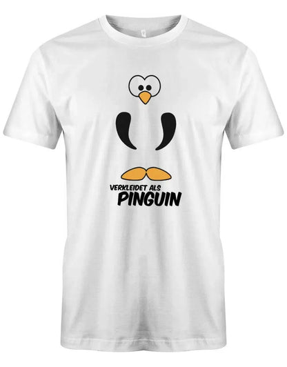Verkleidet als Pinguin - Karneval - Herren T-Shirt