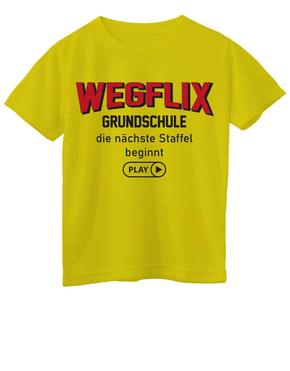 Wegflix eine neue Staffel beginnt Grundschulabgänger 5. Klasse gelb