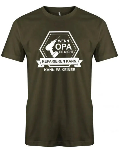 Wenn Opa es nicht reparieren kann Akkuschrauber - Herren T-Shirt