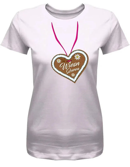 Wiesn Queen - Lebkuchenherz - Oktober-Volksfest - Damen T-Shirt