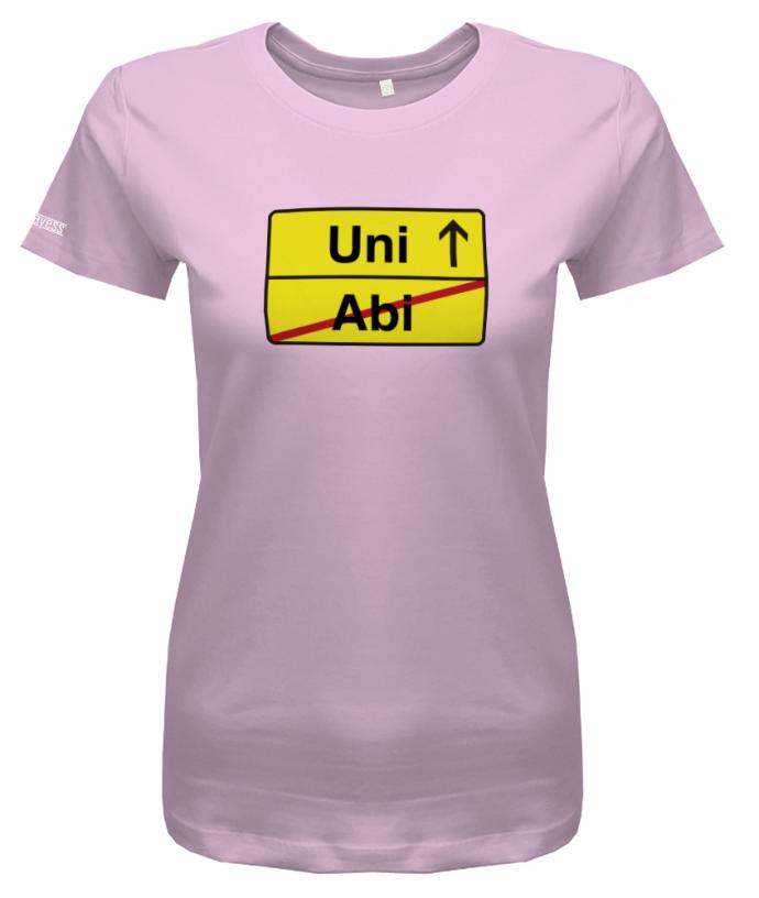 Abi Shirt 2018 - Uni Abi Verkehrsschild - Damen T-Shirt - T-Shirt bedrucken mit lustigen Sprüchen bei - myShirtStore