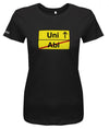 Abi Shirt 2018 - Uni Abi Verkehrsschild - Damen T-Shirt - T-Shirt bedrucken mit lustigen Sprüchen bei - myShirtStore