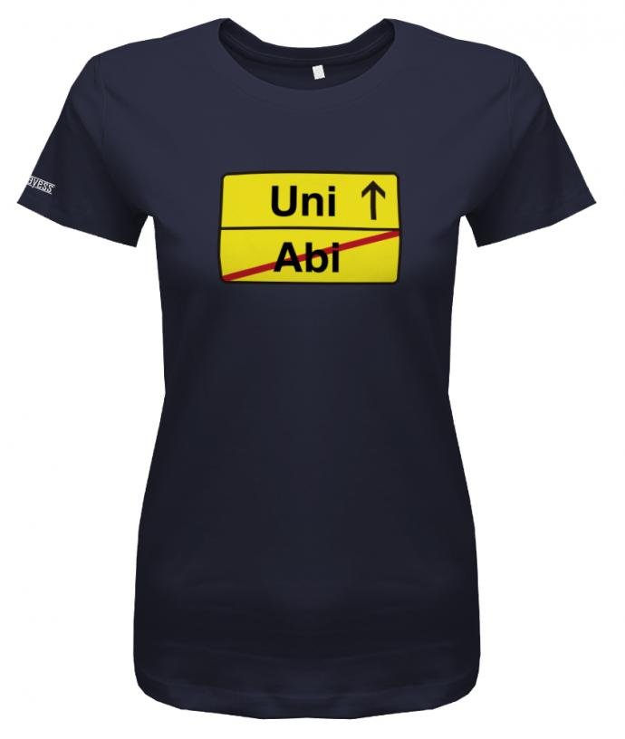 Abi Shirt 2018 - Uni Abi Verkehrsschild - Damen T-Shirt - T-Shirt bedrucken mit lustigen Sprüchen bei - myShirtStore