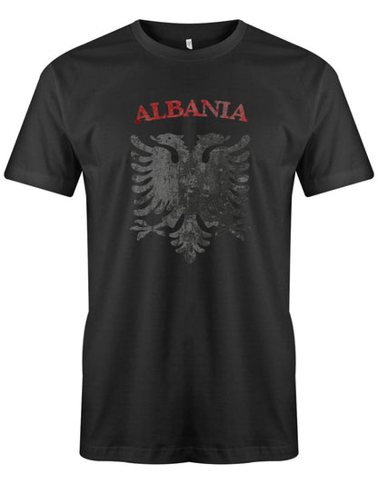 Albania - Vintage - EM WM - Fan - Albanien - Herren T-Shirt - T-Shirt bedrucken mit lustigen Sprüchen bei - myShirtStore