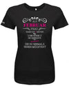 Als Februar Frau habe ich 3 Seiten - Süße, Verrückte und die du niemals sehen möchtest - Damen T-Shirt - T-Shirt bedrucken mit lustigen Sprüchen bei - myShirtStore