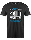 Als Gott mich Schuf wollte er angeben - Geburtstag - Herren T-Shirt - T-Shirt bedrucken mit lustigen Sprüchen bei - myShirtStore