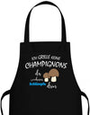 Anti Vegan Ich grille keine Champignons da wohnen Schlümpfe drin - Grillschürze - T-Shirt bedrucken mit lustigen Sprüchen bei - myShirtStore