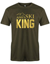 Apres Ski King - Herren T-Shirt - T-Shirt bedrucken mit lustigen Sprüchen bei - myShirtStore