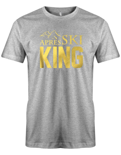 Apres Ski King - Herren T-Shirt - T-Shirt bedrucken mit lustigen Sprüchen bei - myShirtStore