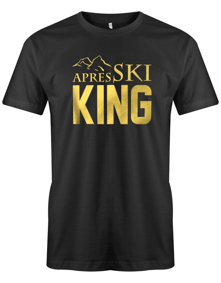 Apres Ski King - Herren T-Shirt - T-Shirt bedrucken mit lustigen Sprüchen bei - myShirtStore