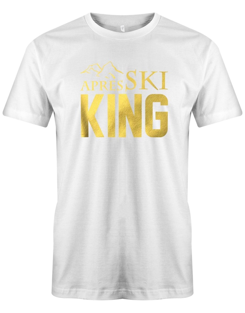 Apres Ski King - Herren T-Shirt - T-Shirt bedrucken mit lustigen Sprüchen bei - myShirtStore