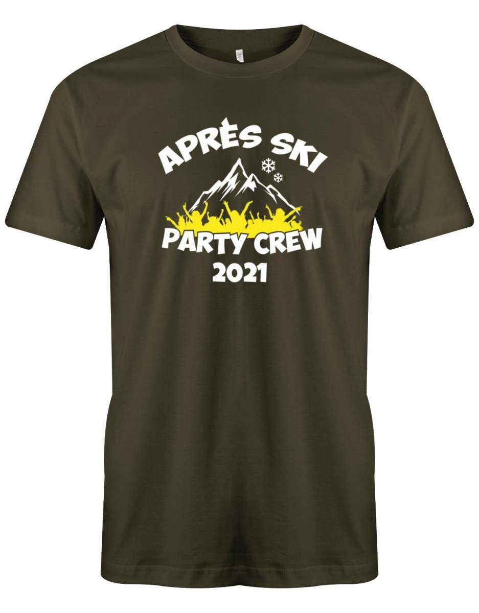 Apres Ski Party Crew - Gruppen Ski Kleidung - Herren T-Shirt - T-Shirt bedrucken mit lustigen Sprüchen bei - myShirtStore