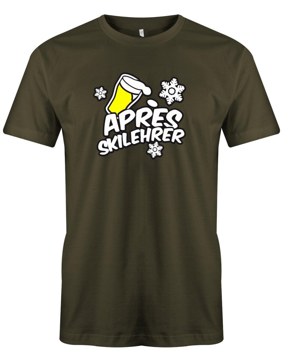 Apres Skilehrer - Herren T-Shirt - T-Shirt bedrucken mit lustigen Sprüchen bei - myShirtStore