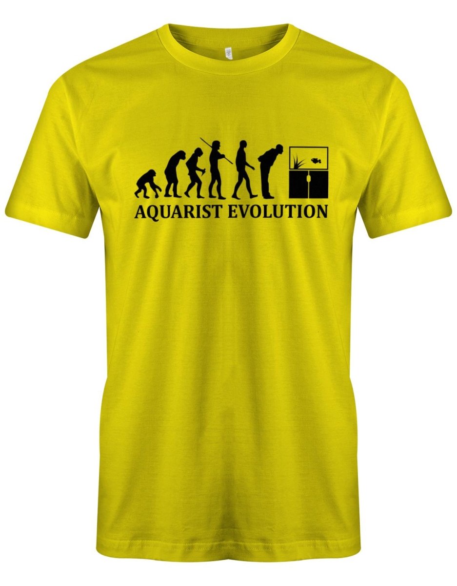 Aquarist Evolution - Herren T-Shirt - T-Shirt bedrucken mit lustigen Sprüchen bei - myShirtStore