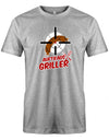 Auftragsgriller - grillen - Griller Fleisch kochen - Herren T-Shirt - T-Shirt bedrucken mit lustigen Sprüchen bei - myShirtStore