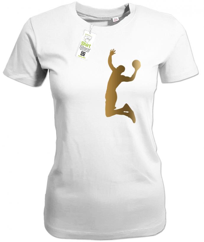 Basketball Dunk - Damen T-Shirt - T-Shirt bedrucken mit lustigen Sprüchen bei - myShirtStore