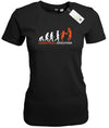 Basketball Evolution - Damen T-Shirt - T-Shirt bedrucken mit lustigen Sprüchen bei - myShirtStore