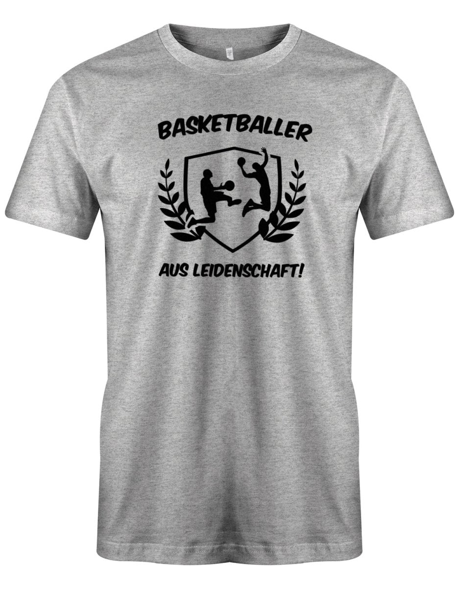 Basketballer aus Leidenschaft - Herren T-Shirt - T-Shirt bedrucken mit lustigen Sprüchen bei - myShirtStore