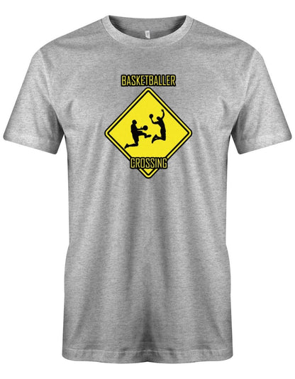 Basketballer Crossing - Herren T-Shirt - T-Shirt bedrucken mit lustigen Sprüchen bei - myShirtStore