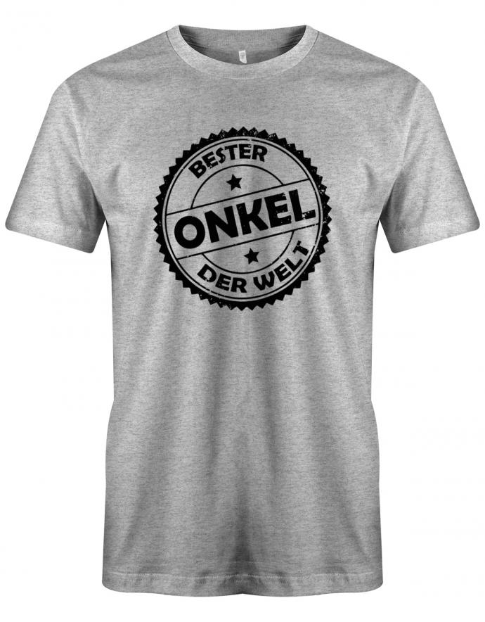 Bester Onkel der Welt Grunge - Stempel - Herren T-Shirt - T-Shirt bedrucken mit lustigen Sprüchen bei - myShirtStore