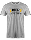 Bier Annahmestelle 24 Std geöffnet - Fun - Herren T-Shirt - T-Shirt bedrucken mit lustigen Sprüchen bei - myShirtStore