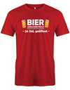 Bier Annahmestelle 24 Std geöffnet - Fun - Herren T-Shirt - T-Shirt bedrucken mit lustigen Sprüchen bei - myShirtStore