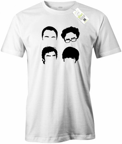 Big Bang Theory Frisuren - Nerd - Herren T-Shirt - T-Shirt bedrucken mit lustigen Sprüchen bei - myShirtStore