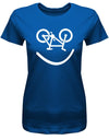 Biker Smiley - Fahrrad - Damen T-Shirt - T-Shirt bedrucken mit lustigen Sprüchen bei - myShirtStore