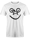 Biker Smiley - Fahrrad - Herren T-Shirt - T-Shirt bedrucken mit lustigen Sprüchen bei - myShirtStore