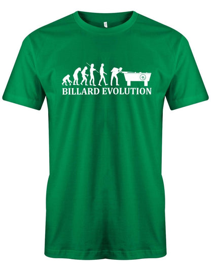 Billard Evolution - Heren T-Shirt - T-Shirt bedrucken mit lustigen Sprüchen bei - myShirtStore