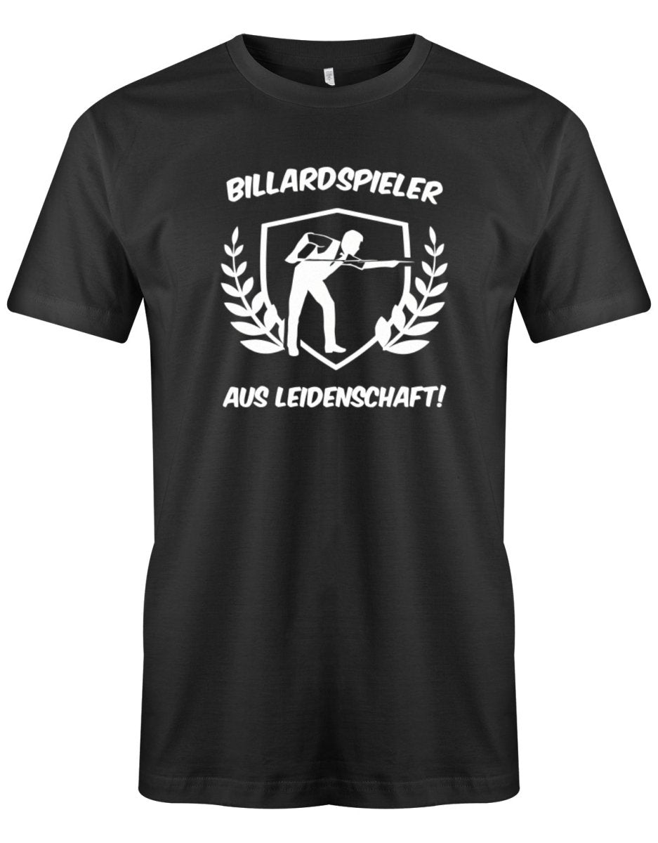 Billardspieler aus Leidenschaft - Herren T-Shirt - T-Shirt bedrucken mit lustigen Sprüchen bei - myShirtStore