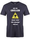 Bin am grillen - keine Tipps - Bier bringen - Abflug - Herren T-Shirt - T-Shirt bedrucken mit lustigen Sprüchen bei - myShirtStore