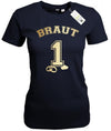 Braut No.1 - Junggesellinnenabschied - Damen T-Shirt - T-Shirt bedrucken mit lustigen Sprüchen bei - myShirtStore