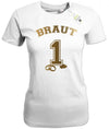 Braut No.1 - Junggesellinnenabschied - Damen T-Shirt - T-Shirt bedrucken mit lustigen Sprüchen bei - myShirtStore