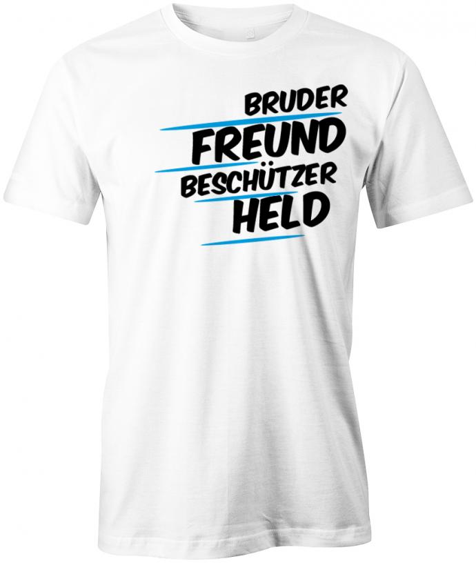 Bruder Freund Beschützer Held - Herren T-Shirt - T-Shirt bedrucken mit lustigen Sprüchen bei - myShirtStore