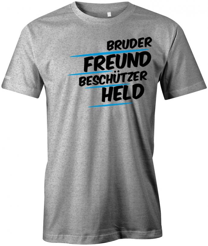 Bruder Freund Beschützer Held - Herren T-Shirt - T-Shirt bedrucken mit lustigen Sprüchen bei - myShirtStore