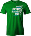 Bruder Freund Beschützer Held - Herren T-Shirt - T-Shirt bedrucken mit lustigen Sprüchen bei - myShirtStore