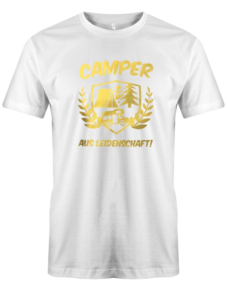 Camper aus Leidenschaft - Camping - Herren T-Shirt - T-Shirt bedrucken mit lustigen Sprüchen bei - myShirtStore