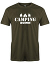 Camping Legende - Camper - Herren T-Shirt - T-Shirt bedrucken mit lustigen Sprüchen bei - myShirtStore