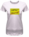 Camping - Normales Leben - Ortsschild - Damen T-Shirt - T-Shirt bedrucken mit lustigen Sprüchen bei - myShirtStore