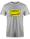 Camping - Normales Leben - Ortsschild - Herren T-Shirt - T-Shirt bedrucken mit lustigen Sprüchen bei - myShirtStore